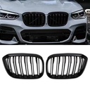 Gloss Black Double Slat Front Grilles – BMW X3 G01 18-21-Gravity Performance