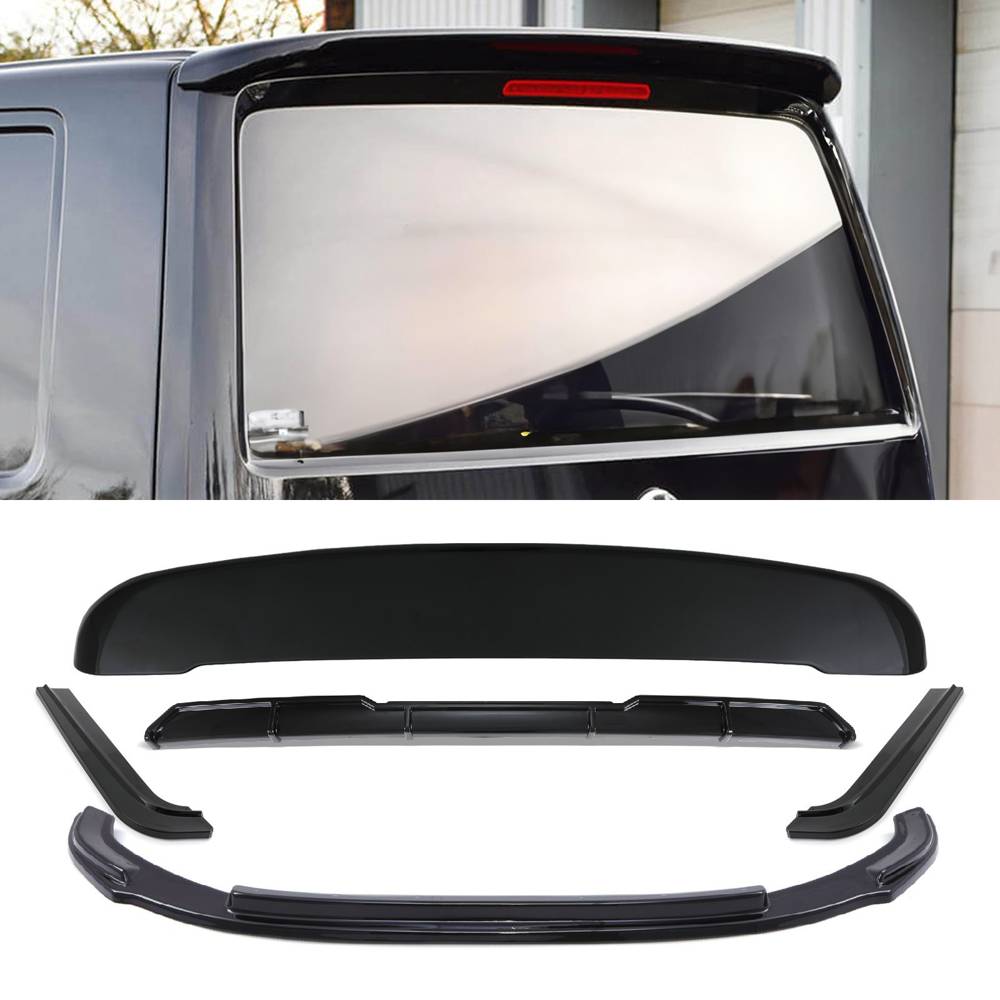 Aero Body Kit Gloss Black – VW Transporter T6/T6.1 Tailgate 2016+-Gravity Performance