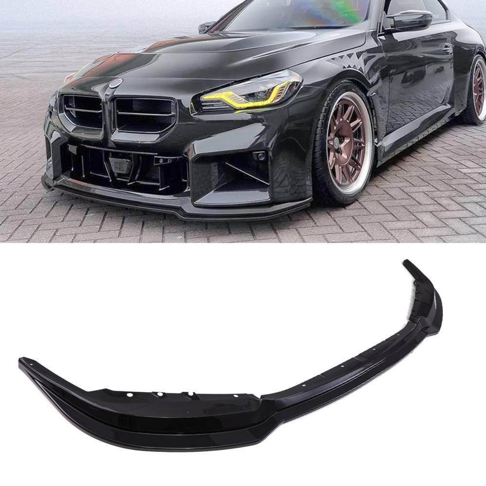 Front Splitter Lip Gloss Black – BMW M2 G87 2023+-Gravity Performance