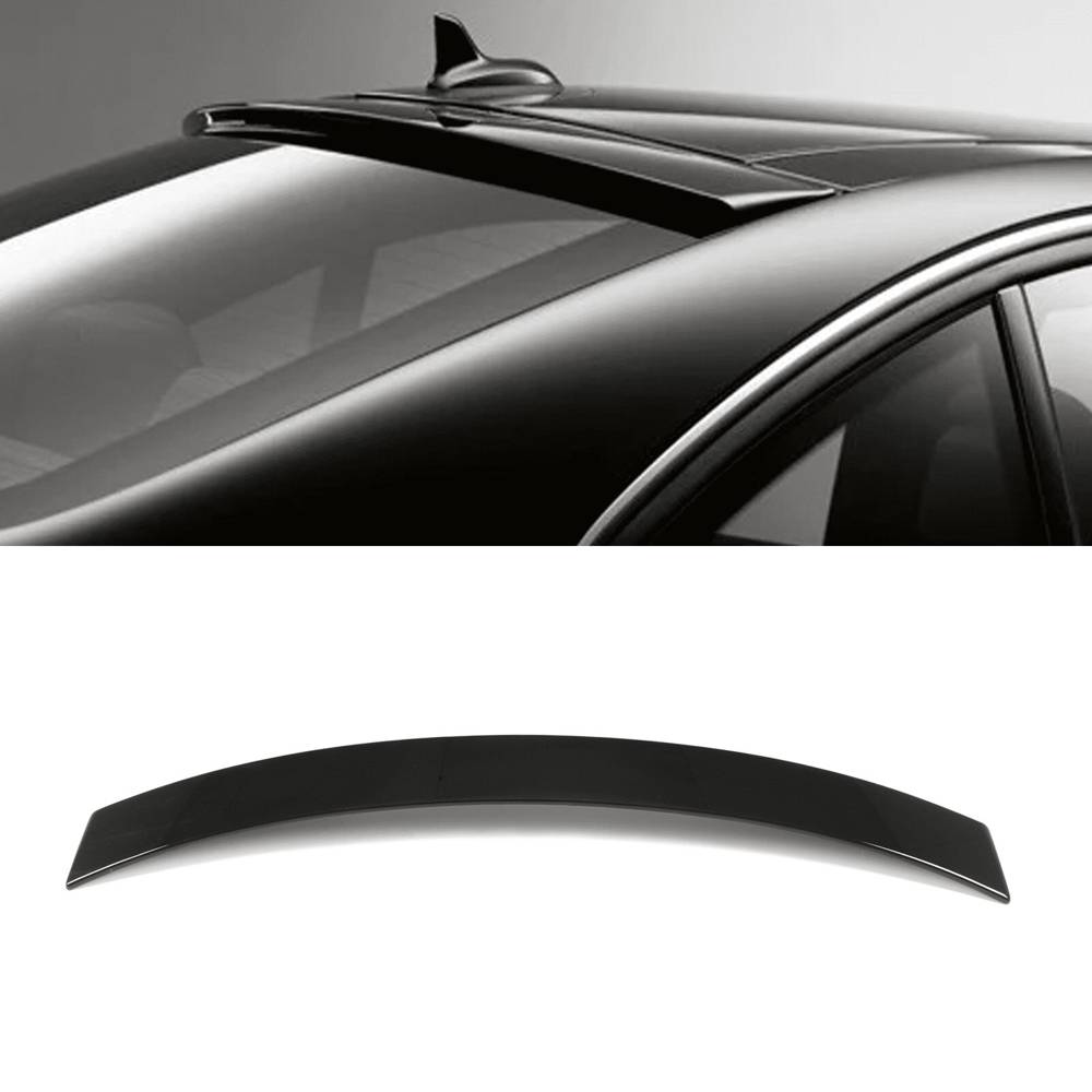 Gloss Black Rear Roof Spoiler Lip – Mercedes Benz C Class W204 07-14-Gravity Performance