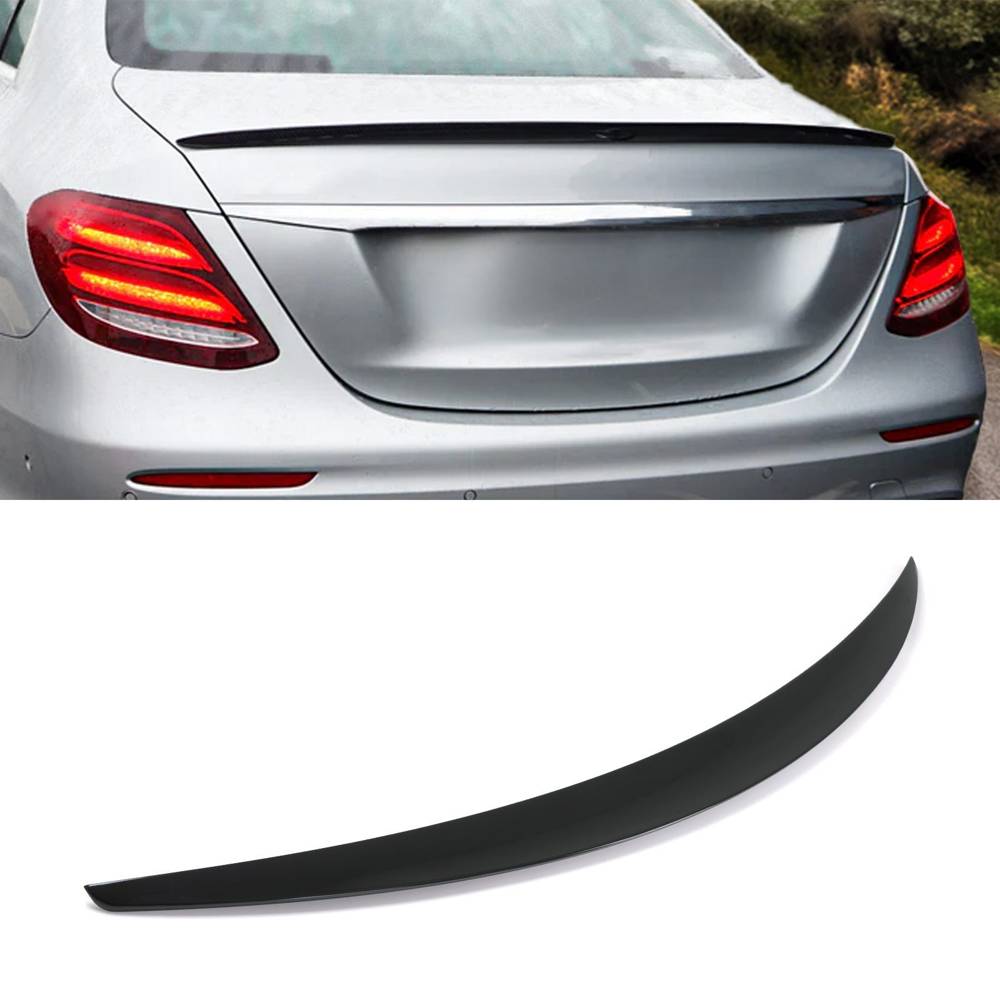 AMG Style Gloss Black Rear Spoiler Lip – Mercedes Benz E Class W213 17-20-Gravity Performance
