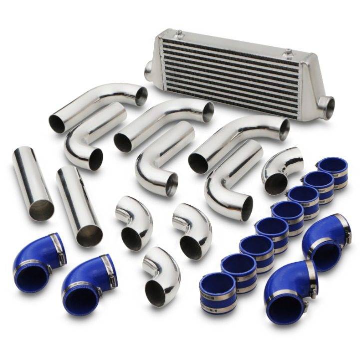 2.5″ Front Mount Intercooler Kit – Universal 450mm x 173mm x 63mm 63mm Inlet / Outlet-Gravity Performance