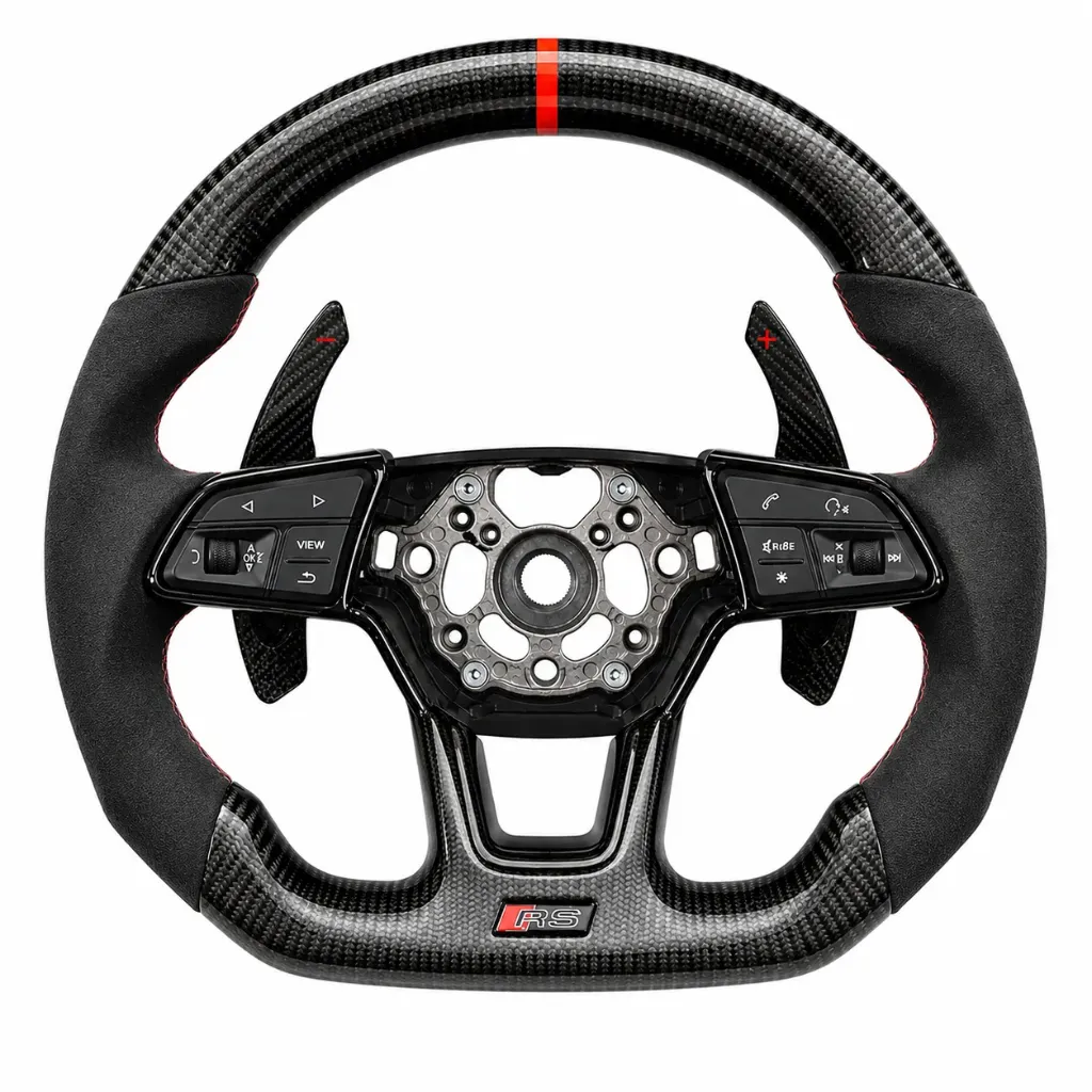 Audi Carbon fibre RS steering wheel