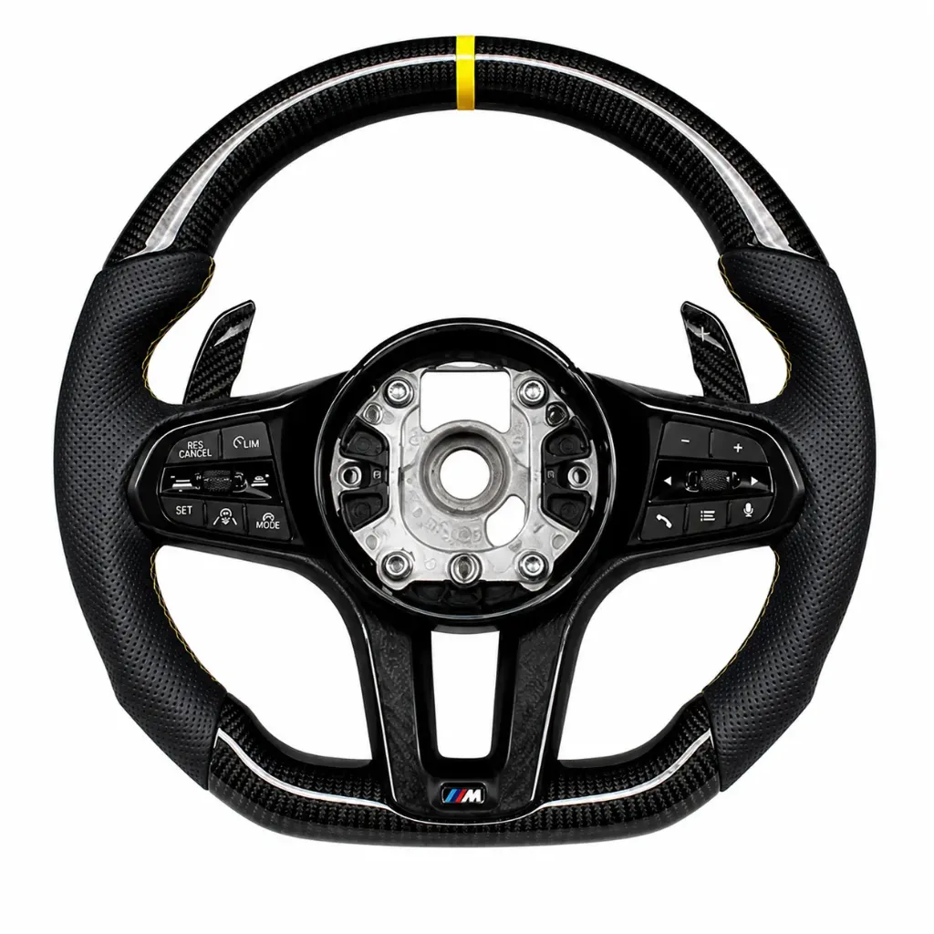 BMW Carbon Fibre Steering Wheel without airbag
