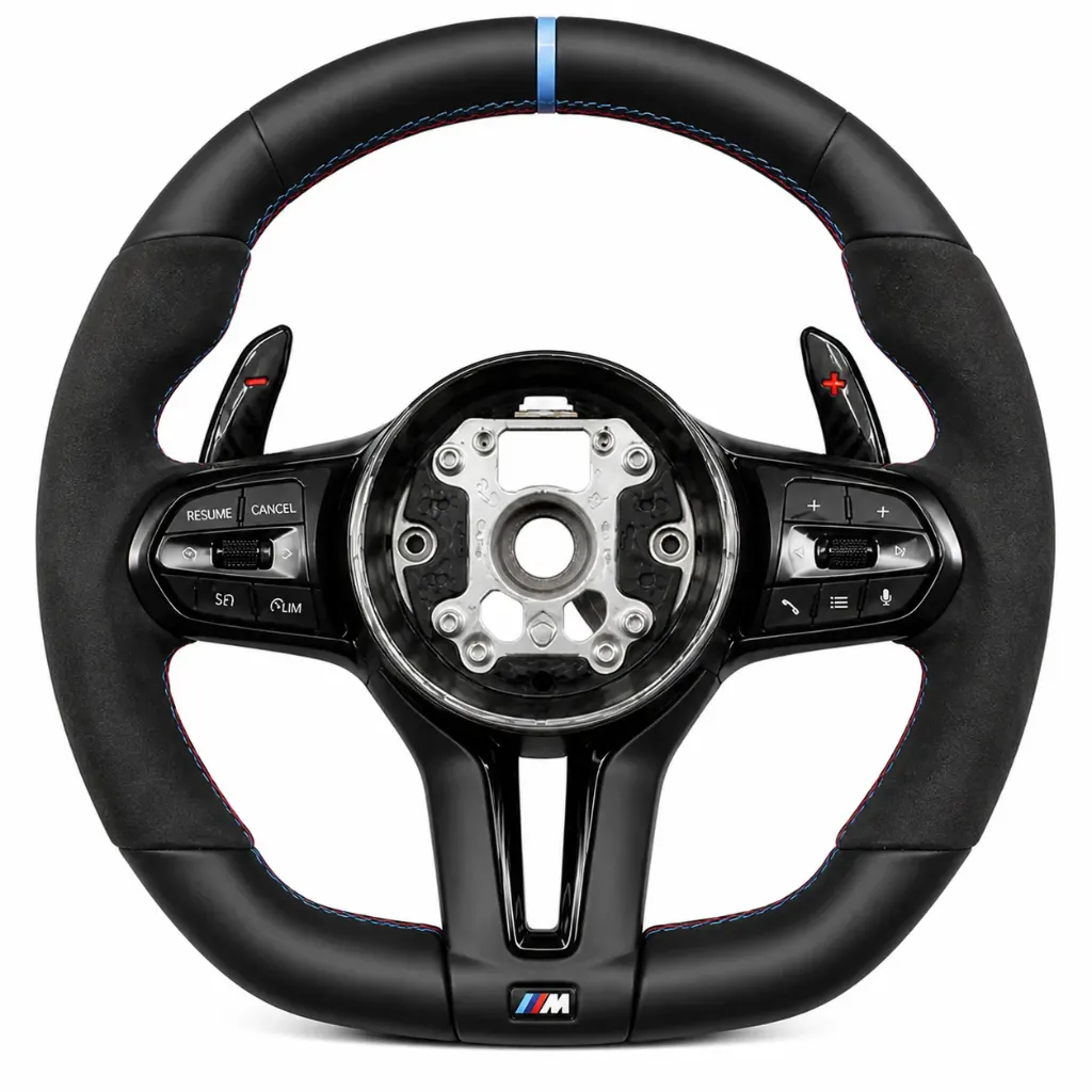 BMW Alcantara steering wheel without airbag