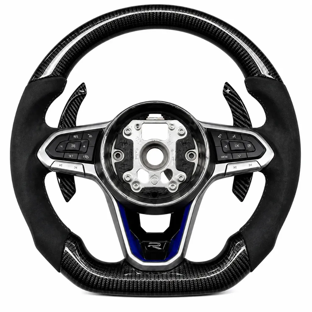 Volkswagen Carbon Fibre Steering Wheel no airbag