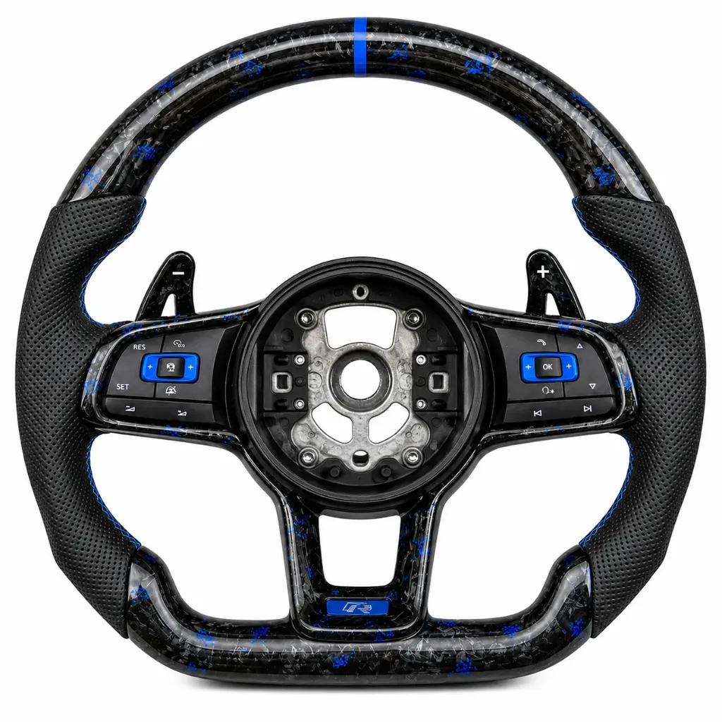 Volkswagen Forged Carbon Fibre Steering Wheel no airbag