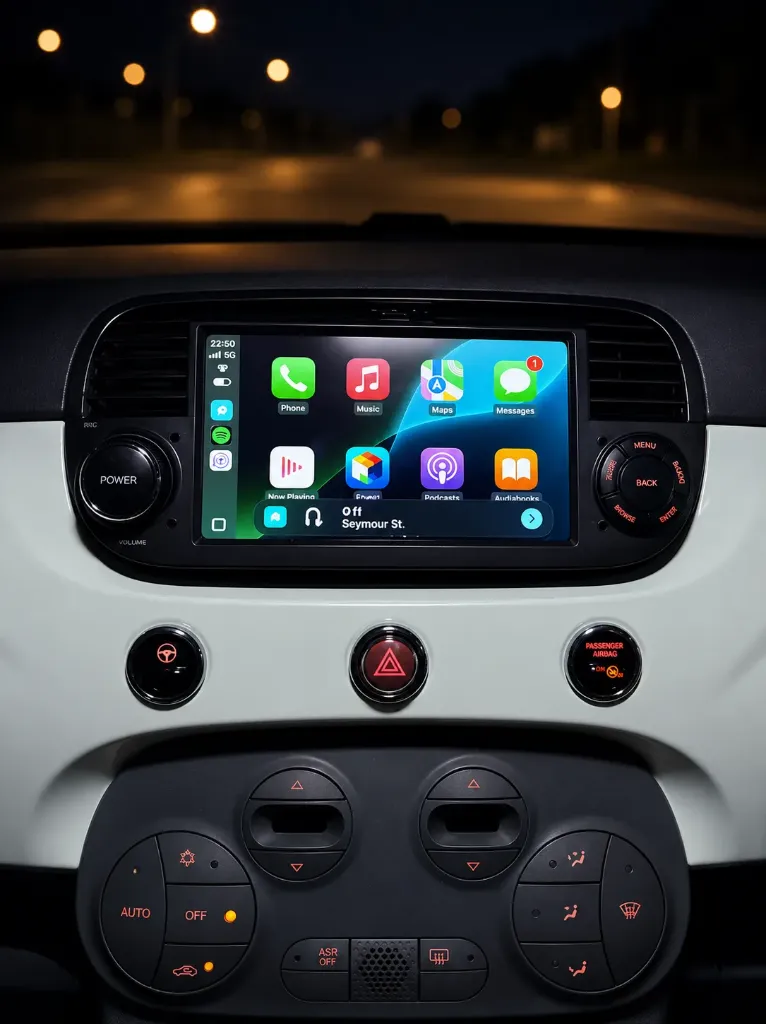 Fiat 500 Apple Car Play/Android Auto