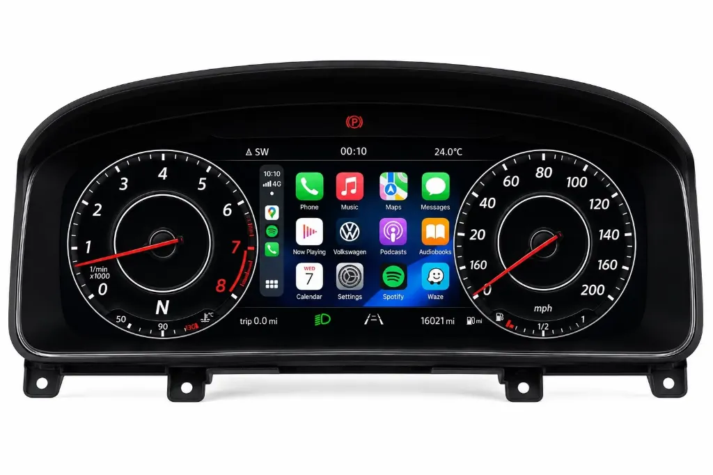 Volkswagen Digital Dash with Apple CarPlay & Android Auto