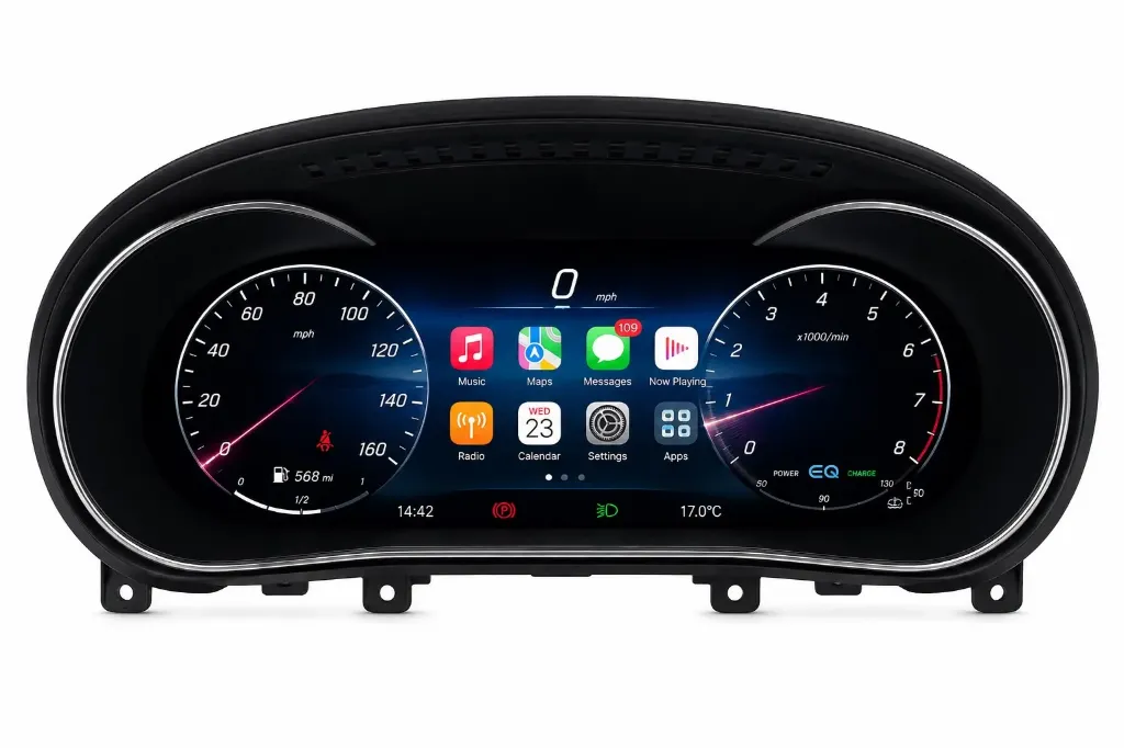 Mercedes-Benz Digital Dash with Apple CarPlay & Android Auto