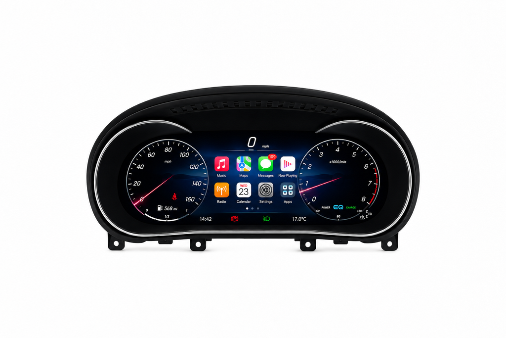 Mercedes-Benz Digital Dash with Apple CarPlay & Android Auto