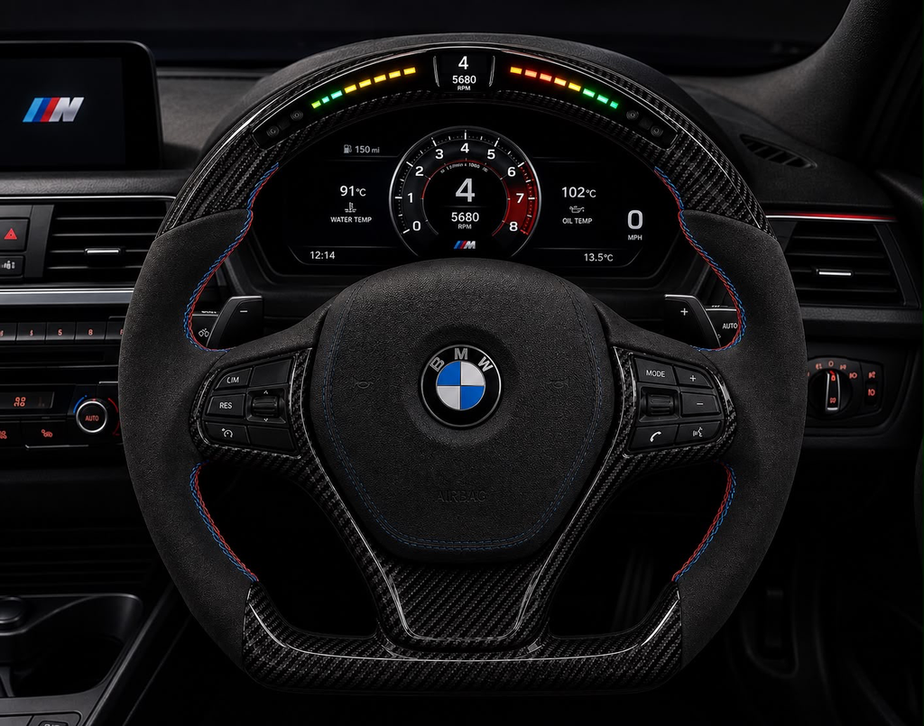 BMW carbon wheel with LED Display