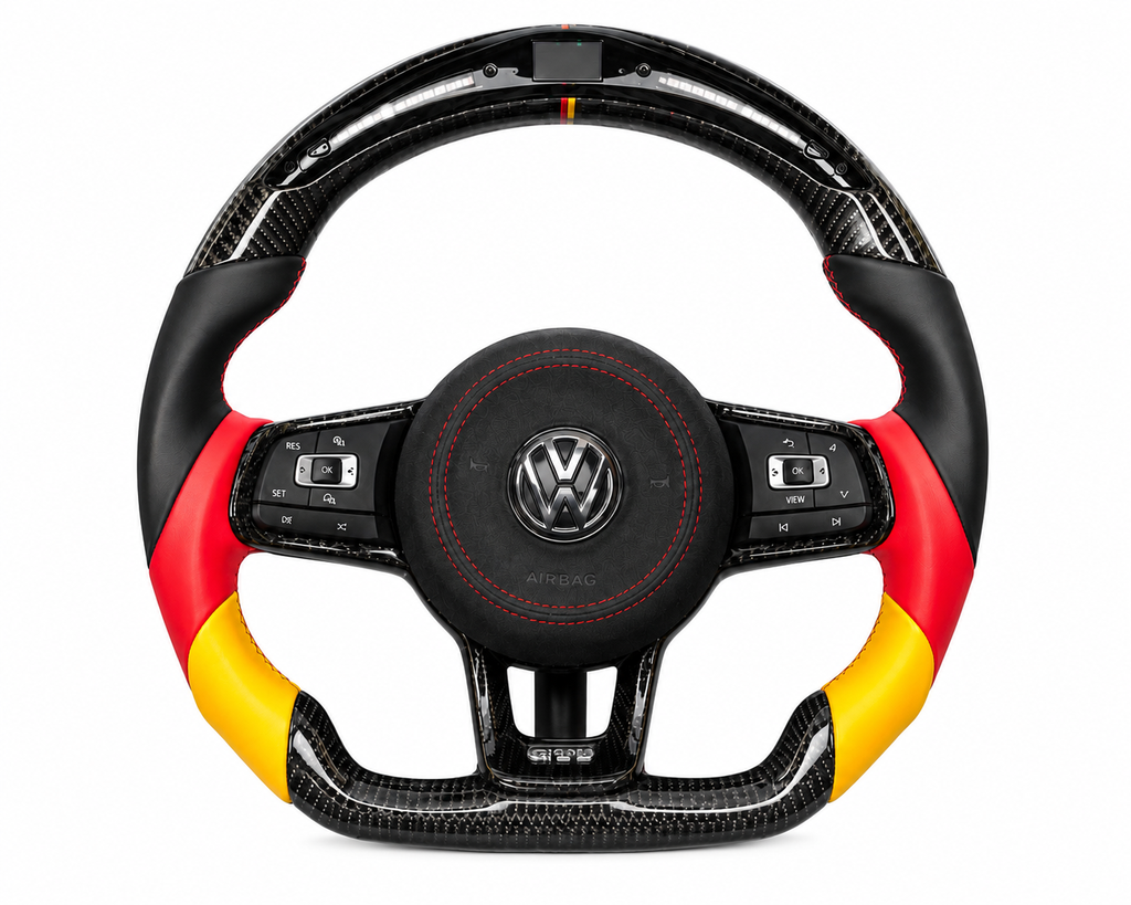 Volkswagen Carbon with LED display steering wheel