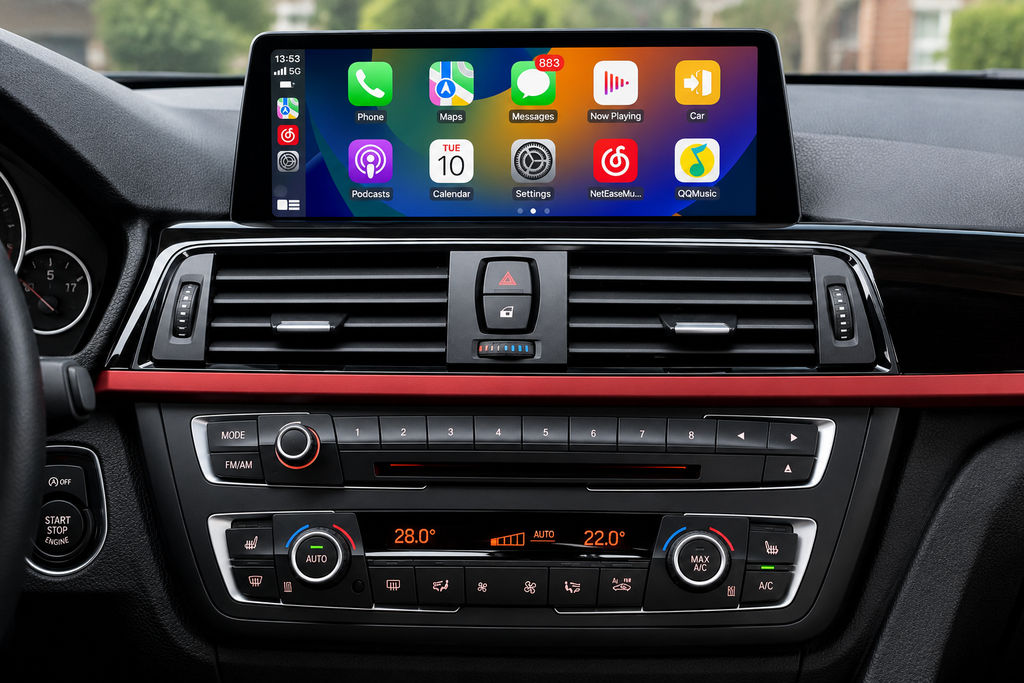 BMW 10.55 Inch Apple car play