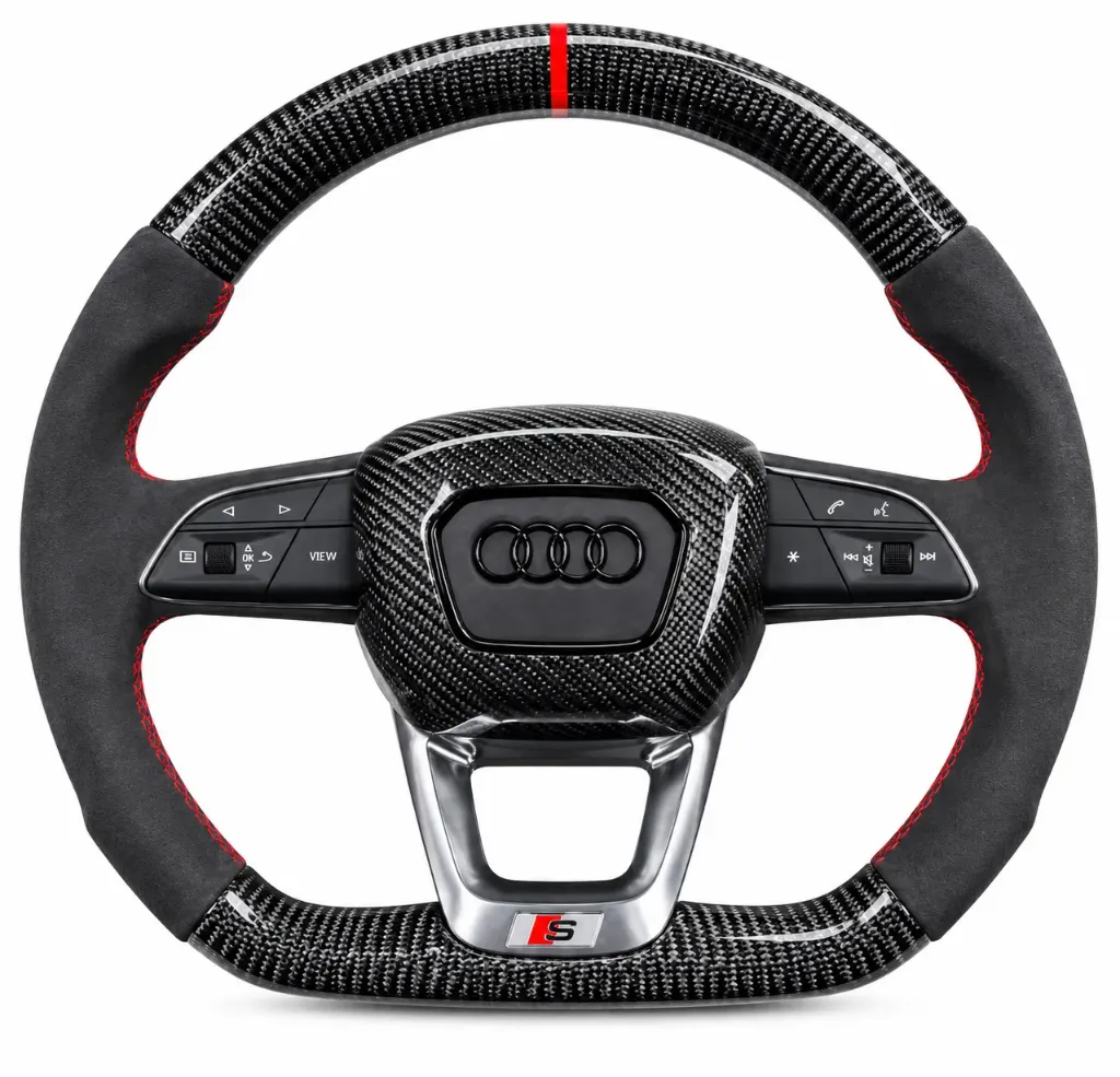 Audi Carbon fibre steering wheel