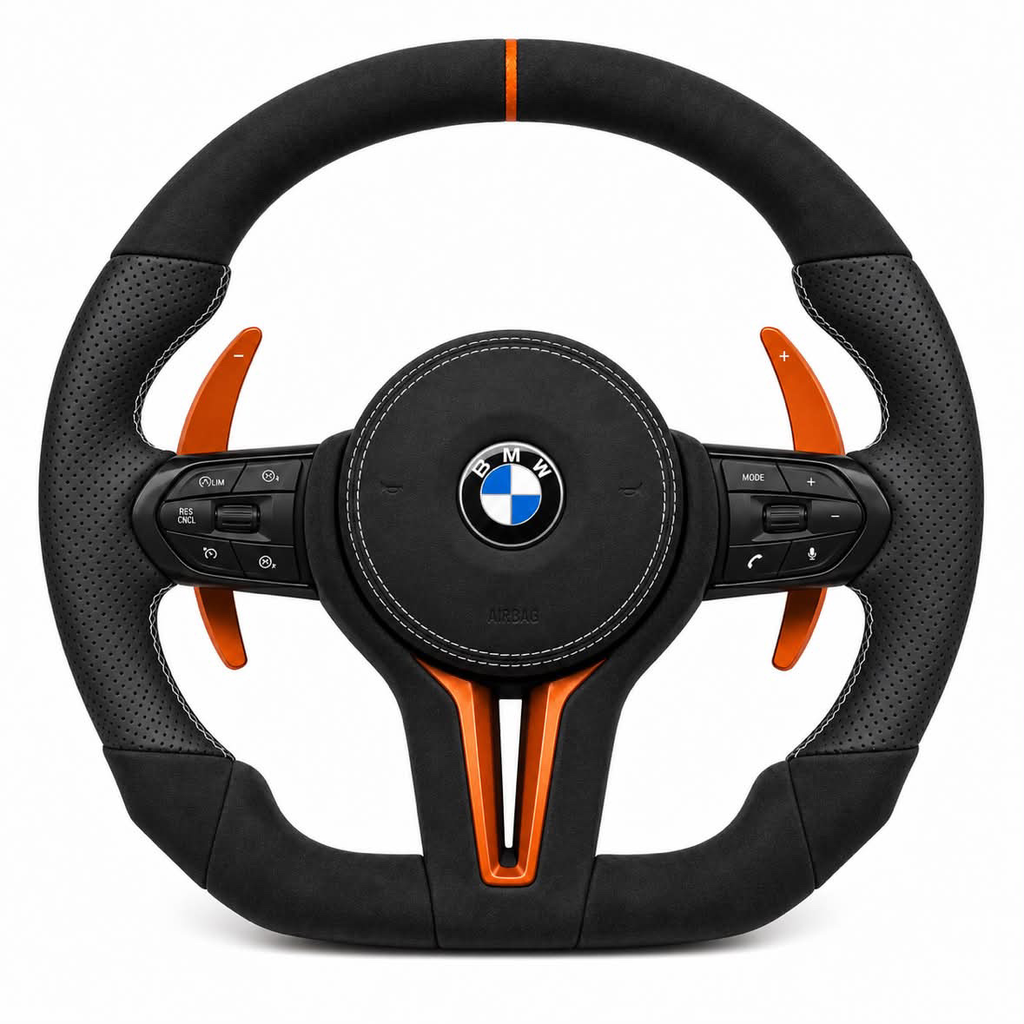BMW alcantara steering wheel