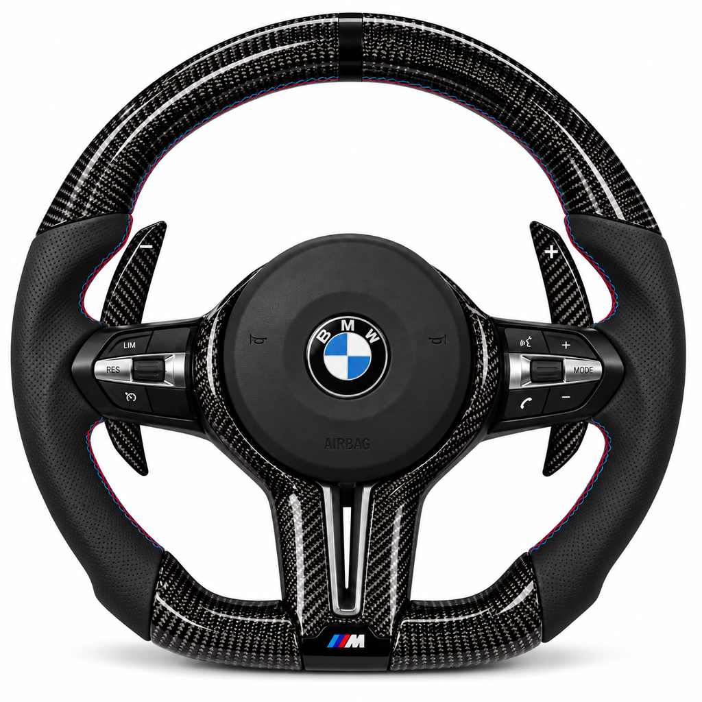 BMW Carbon fibre steering wheel
