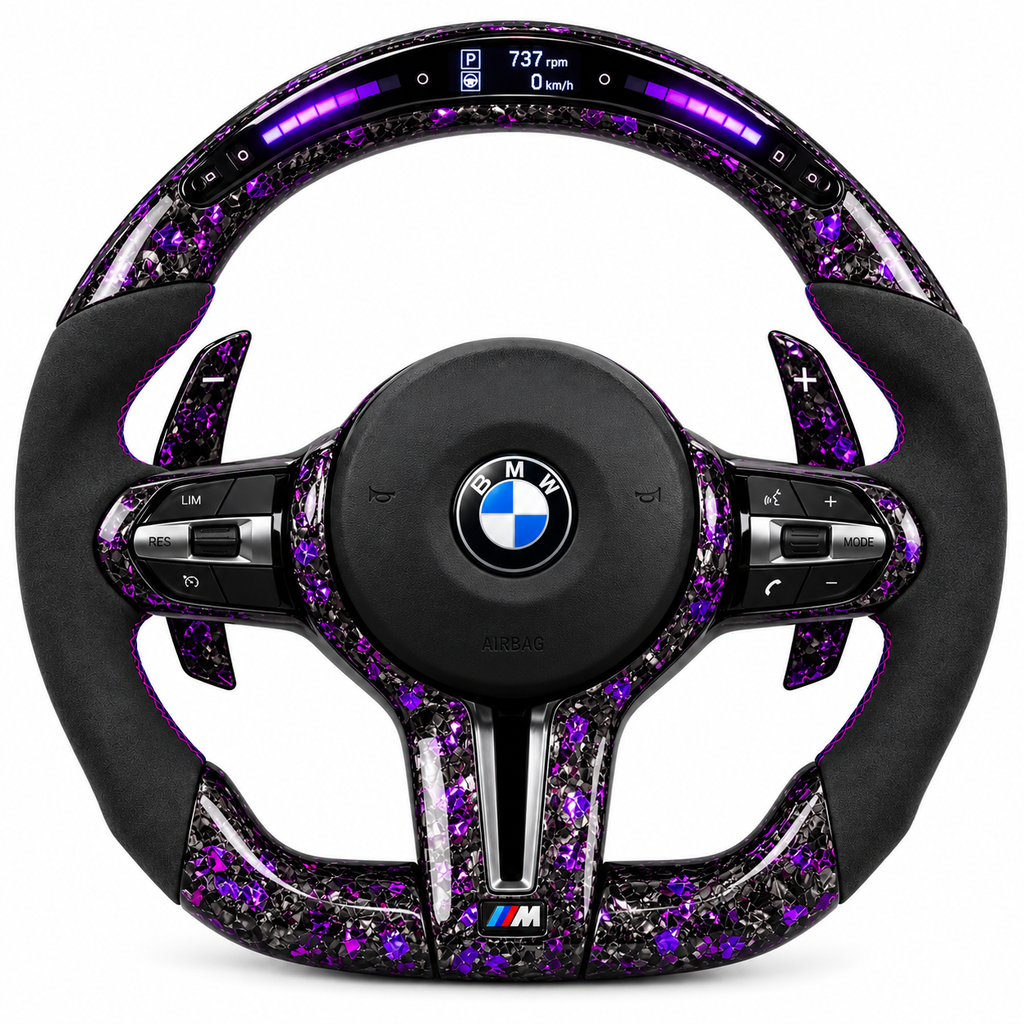 BMW Forged carbon LED display Steering wheel
