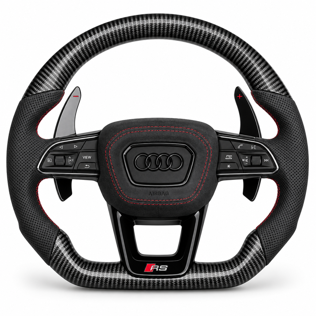 Audi Carbon fibre steering wheel