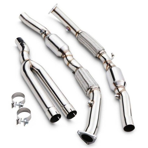 2.5″ 200 CPI Sports Cat Downpipes – VW Golf MK5 R32 3.2 04-09