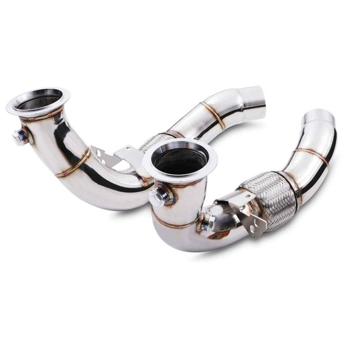2.75″ Exhaust Decat Downpipes – BMW 5 6 Series F10 M5 / F12 M6 4.4 V8 12-16