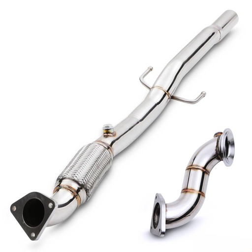 2.5″ Exhaust 1st and 2nd De Cat Downpipe – Vauxhall Corsa D 1.6 Turbo VXR Nürburgring 11-15