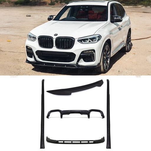Aero Body Kit Gloss Black – BMW X4 G02 LCI 2022+