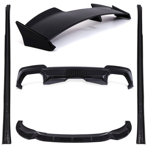 Aero Body Kit Gloss Black – BMW X4 G02 Pre-LCI 18-21