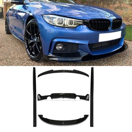 Aero Kit Gloss Black – BMW 4 Series F32 Coupe 2013-2020