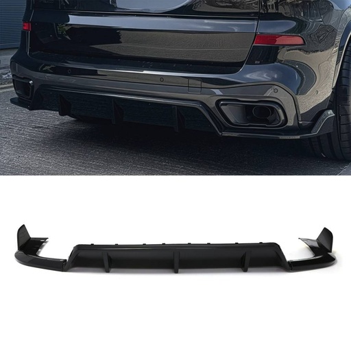 Rear Diffuser & Spats Gloss Black – BMW X5 G05 2019+