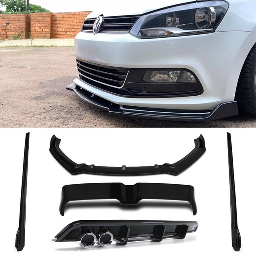 Oettinger Style Aero Body Kit Gloss Black – VW Polo MK5 6C 14-18