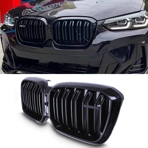 X4M Style Grille Gloss Black – BMW X4 LCI Facelift G02 2022+