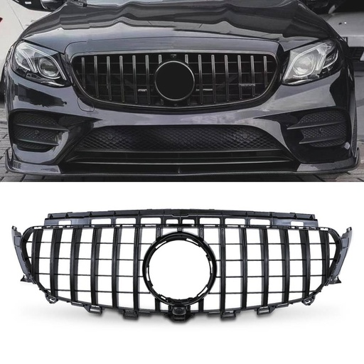 Panamericana GTR Style Gloss Black Front Grille – Mercedes E Class W213 16-20