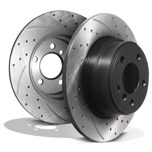 Rear Drilled Grooved 324mm Brake Discs – BMW X5 E53 00-06