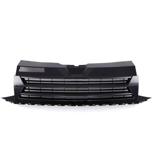 Gloss Black Badgeless Front Bumper Grille – VW Transporter T6 16-19
