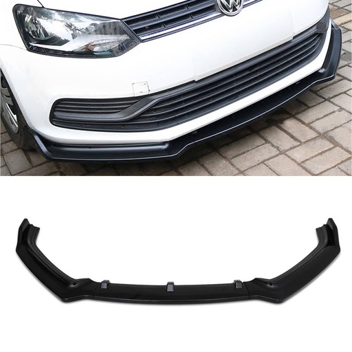 Gloss Black Front Bumper Splitter Lip – Volkswagen Polo MK5 6R 11-18