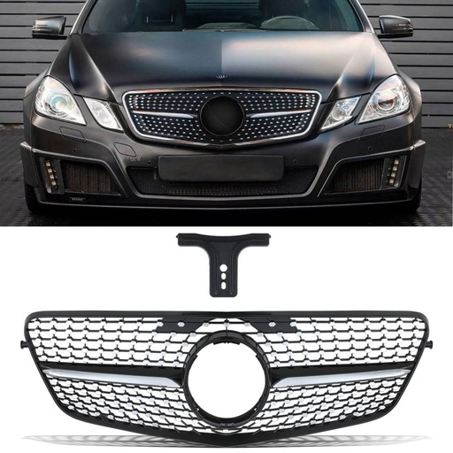 Diamond Style Gloss Black Grille – Mercedes E Class Estate S212 09-13