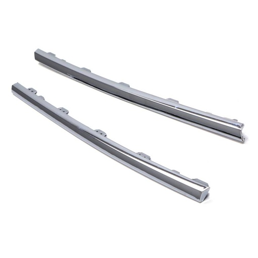 Chrome 2pc Short Upper Grille Trims – VW Transporter T6.1 19-24