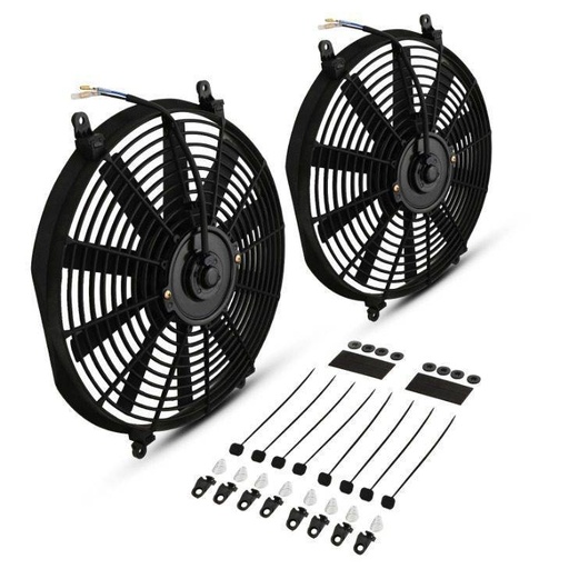 14″ Universal Straight Blade Fans Kit