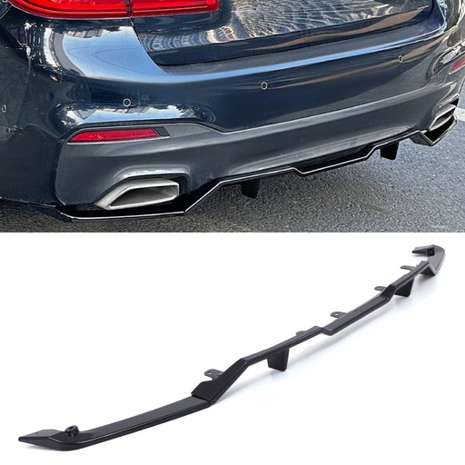 Rear Diffuser Gloss Black – BMW 5 Series Saloon G30 Pre-LCI 16-20