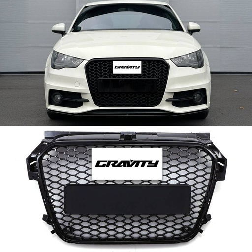 Front RS Style Grille Gloss Black – Audi A1 8X 10-15