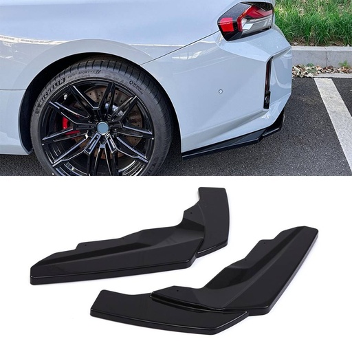 Rear Corner Spats Gloss Black – BMW 2 Series M2 G87 2023+