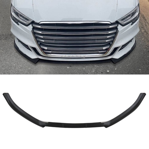 Front Splitter Lip Gloss Black – Audi A3 8V S-Line 17-20