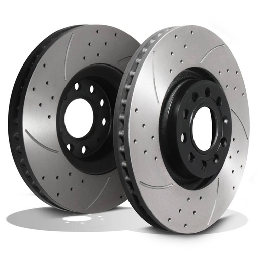 Front Drilled Grooved 320mm Brake Discs – Seat Exeo St 2.0 TFSI 2009-2013