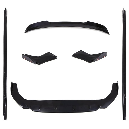 Aero Body Kit Gloss Black – VW Golf MK8 GTI 2020-2024