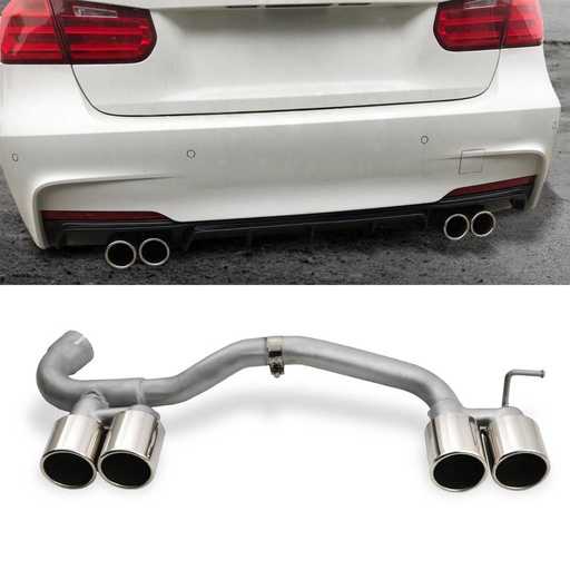 M3 Style Quad Exhaust Conversion – BMW B48 F30 3 Series 12-19