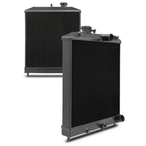 Black 42mm High Flow Radiator – Honda Civic 88-00