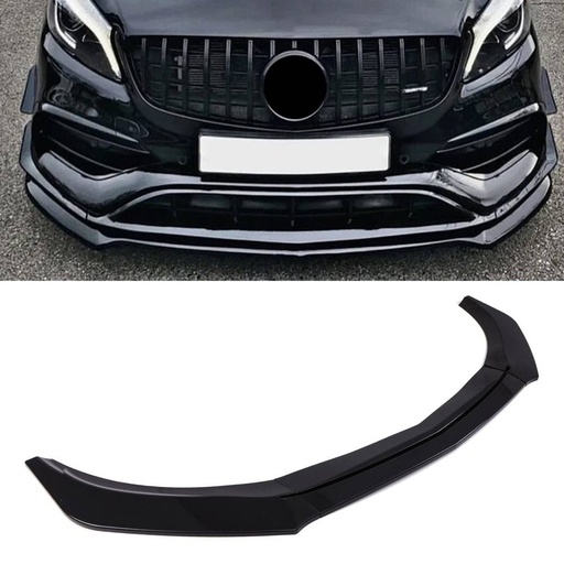Front AMG Style Splitter Lip Gloss Black – Mercedes A Class W176 13-18