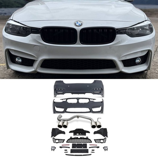 M3 Style Body Kit with Exhaust Conversion – BMW 3 Series F30 N20 12-19