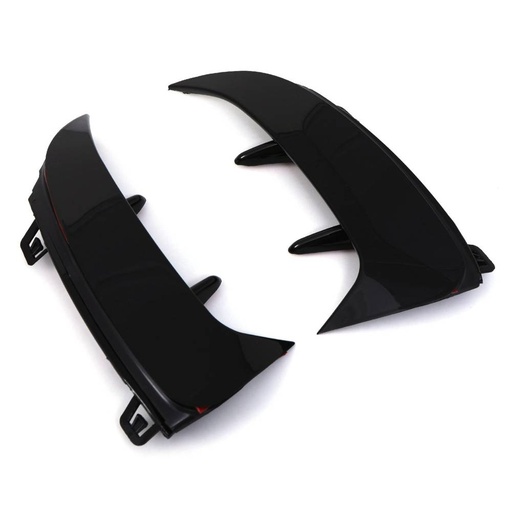 Rear Bumper Canards Gloss Black – Mercedes Benz A Class W177 2018+